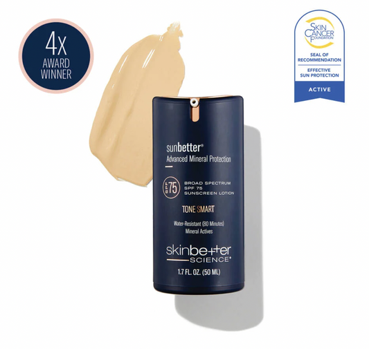 Sunbetter tonesmart spf 75 sunscreen lotion